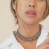 Black x Silver | Kismet Links | Deluxe Choker Necklace